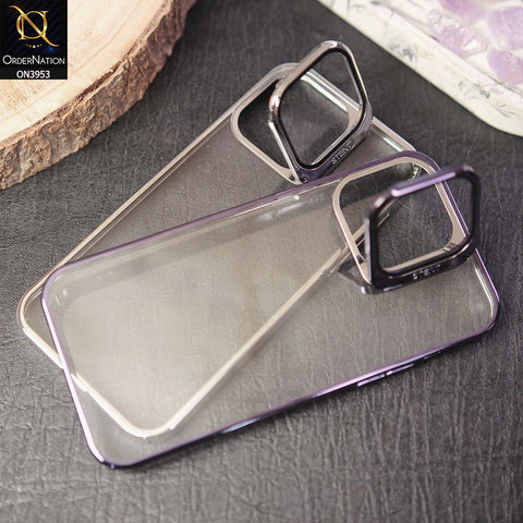 iPhone 14 Pro Max Cover - Deep Purple - Eouro Slim Series No Signal Loss Hard Case With Camera Protection