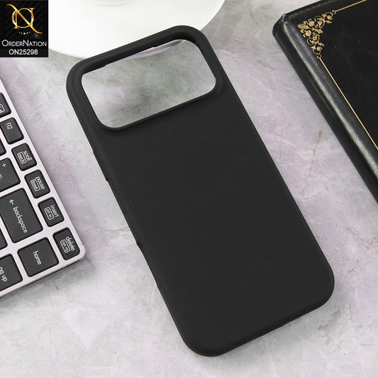 iPhone 17 Pro Max - Black- New Soft Silicone Case