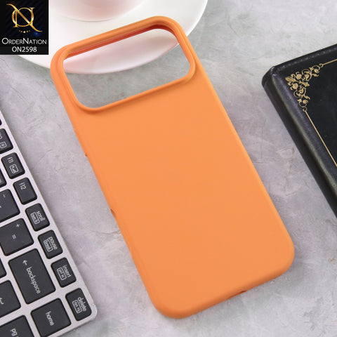 iPhone 17 Pro Max - Orange- New Soft Silicone Case
