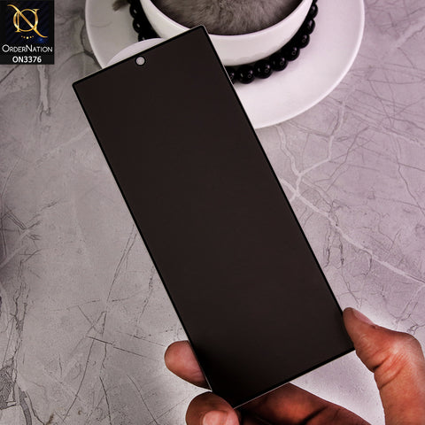 Samsung Galaxy Z Fold 6 Protector - White - Anti Spy Privacy Tempered Glass Full Screen Protector