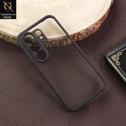 Tecno Camon 50 4G - Black  -  New Shockproof PC Hard Shell Transculant Flexibel Bumper Phone Case