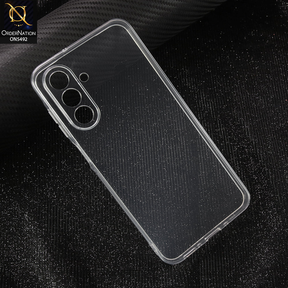 Samsung Galaxy A26-Transparent-Soft 4D Design Shockproof Silicone Clear Case