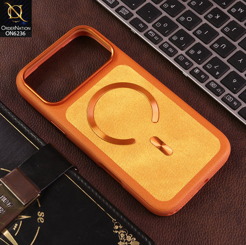 iPhone 17 Pro Max Cover - Orange - New Shockproof Kickstand Case with Magnetic Car Mount Compatible