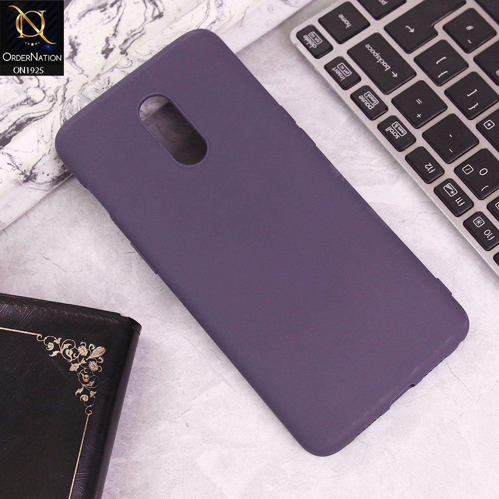 OnePlus 6T Cover - Purple - Stylish 3D Camera Soft Jell Cases