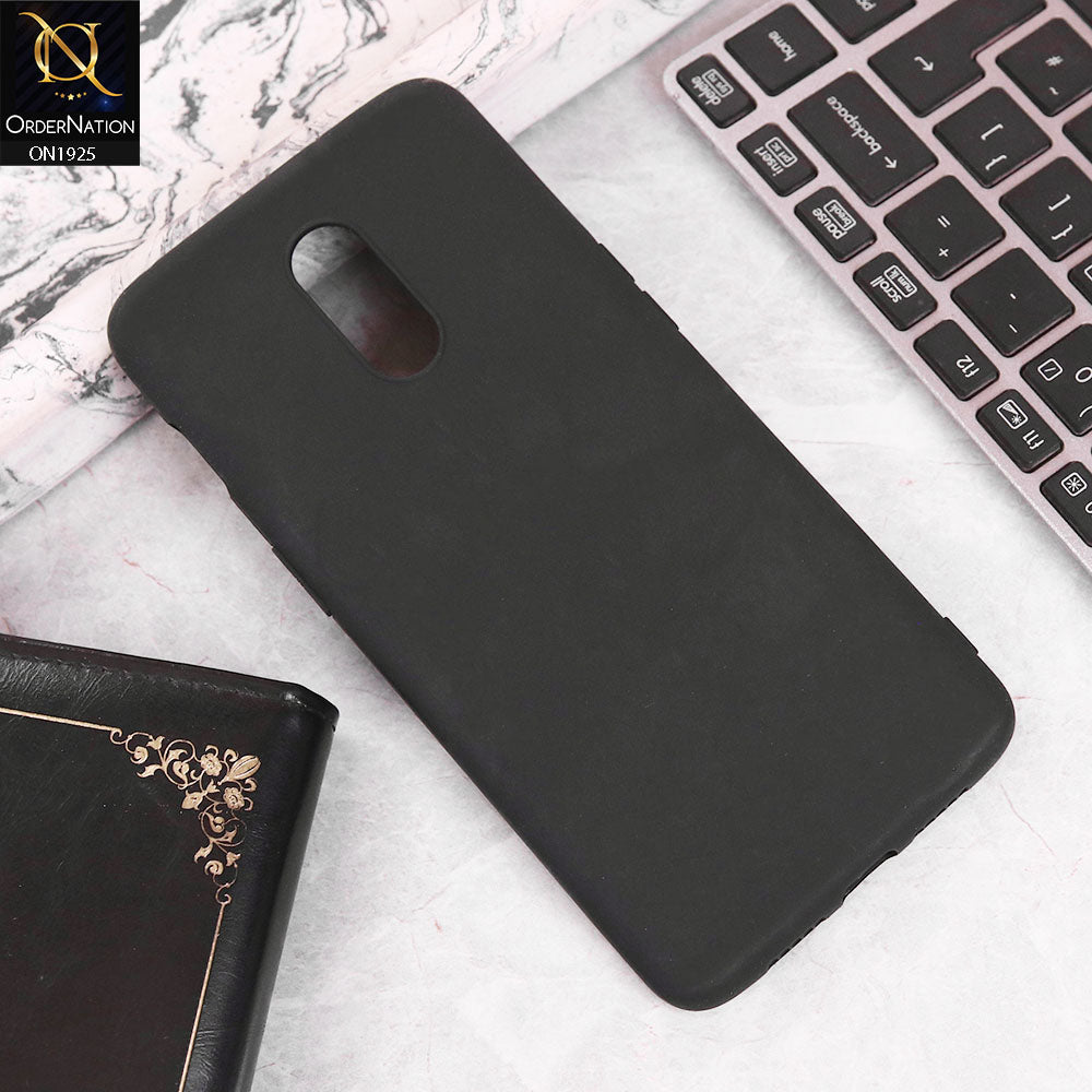 OnePlus 6T Cover - Black - Stylish 3D Camera Soft Jell Cases