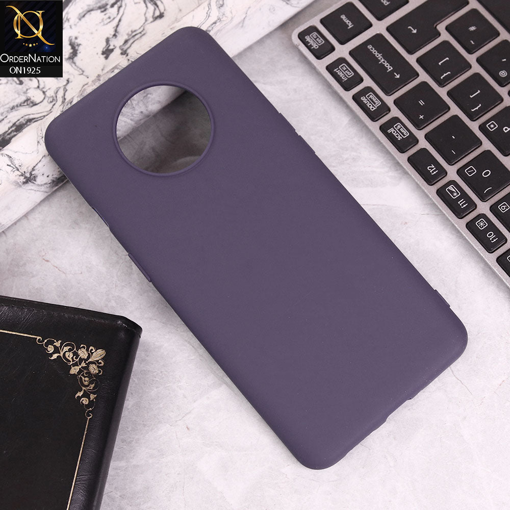 OnePlus 7T Cover - Purple - Stylish 3D Camera Soft Jell Cases