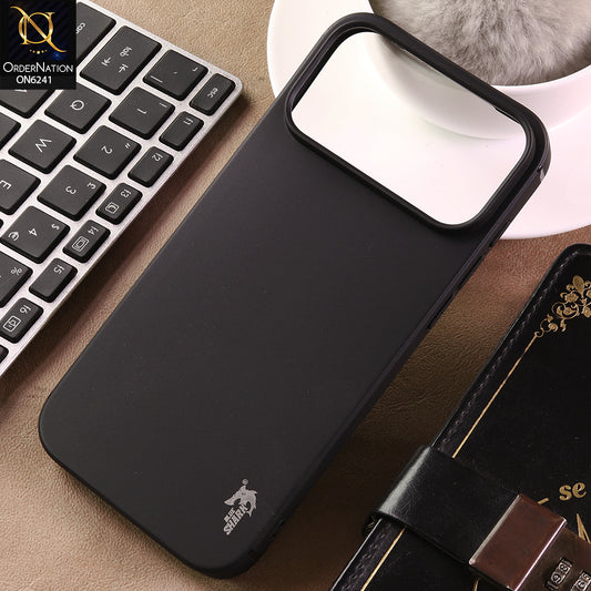iPhone 18 Pro Max Cover - Black - Premium Matte Black Silicone Shockproof Case