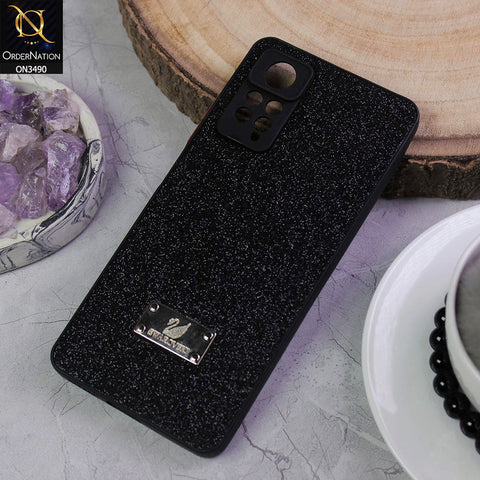 Xiaomi Redmi Note 12 Pro 4G Cover - Black - Bling Sparkle Shiny Diamond Glitter Soft Silicone Case
