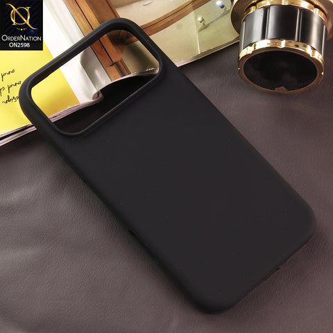 iPhone 17 Pro Max Cover - Black - New Soft Silicone Case