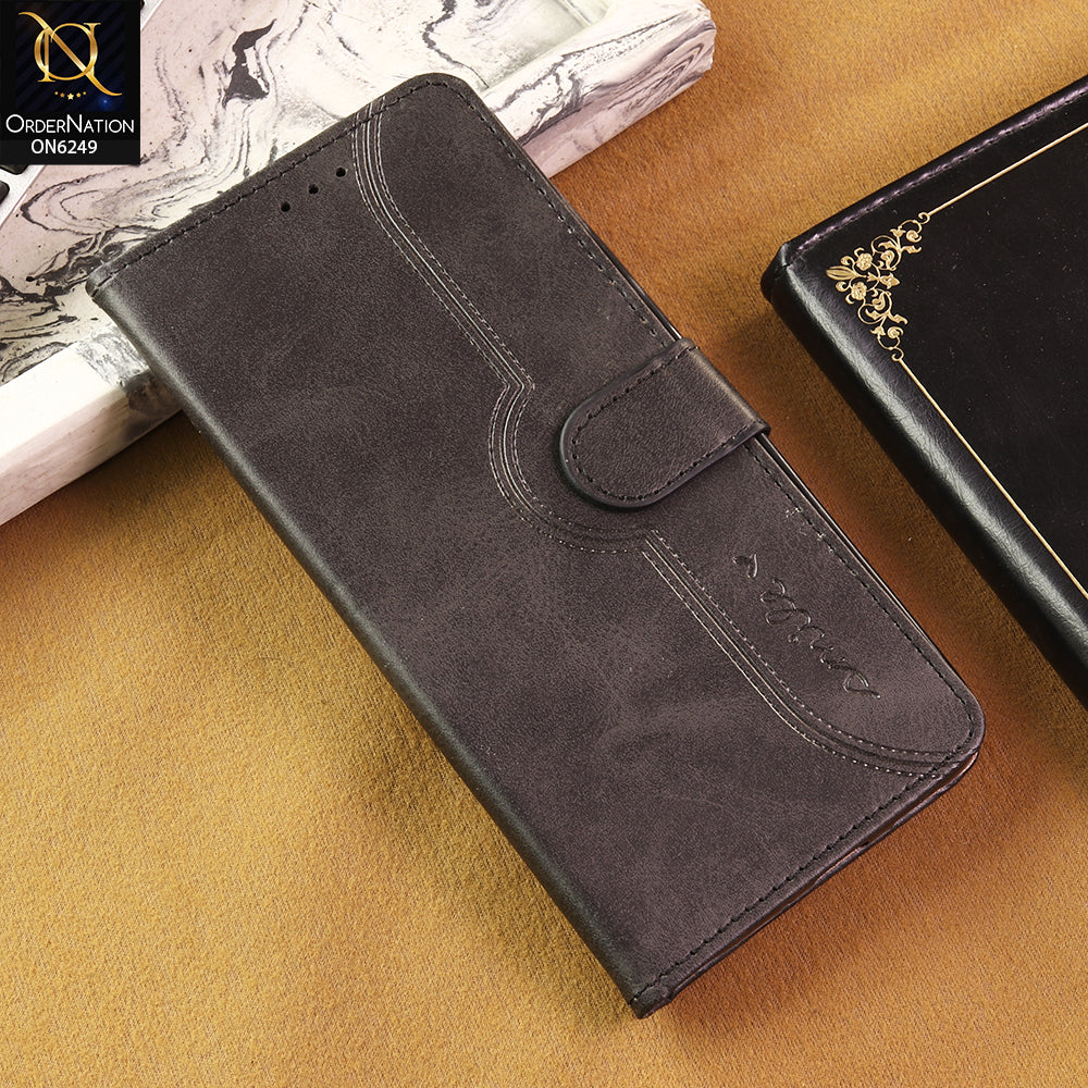 Vivo Y200 5G Cover - Black - Premium Classic Series Magnetic Leather Wallet Flip book Card Slots Soft Case