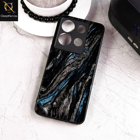 Infinix Note 30 Cover - Design 36 - New Shiny Tempared Glass Soft Borders Case