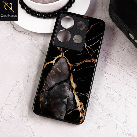Infinix Note 30 Cover - Design 37 - New Shiny Tempared Glass Soft Borders Case