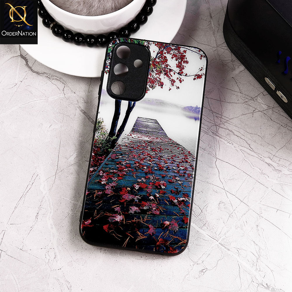 Samsung Galaxy A15 4G Cover - Design 43 - New Shiny Tempared Glass Soft Borders Case