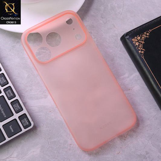 iPhone 17 Pro Luxury Ultra Thin PP Hard Case  Clear Translucent Shockproof Slim Lens Protection Cover Case