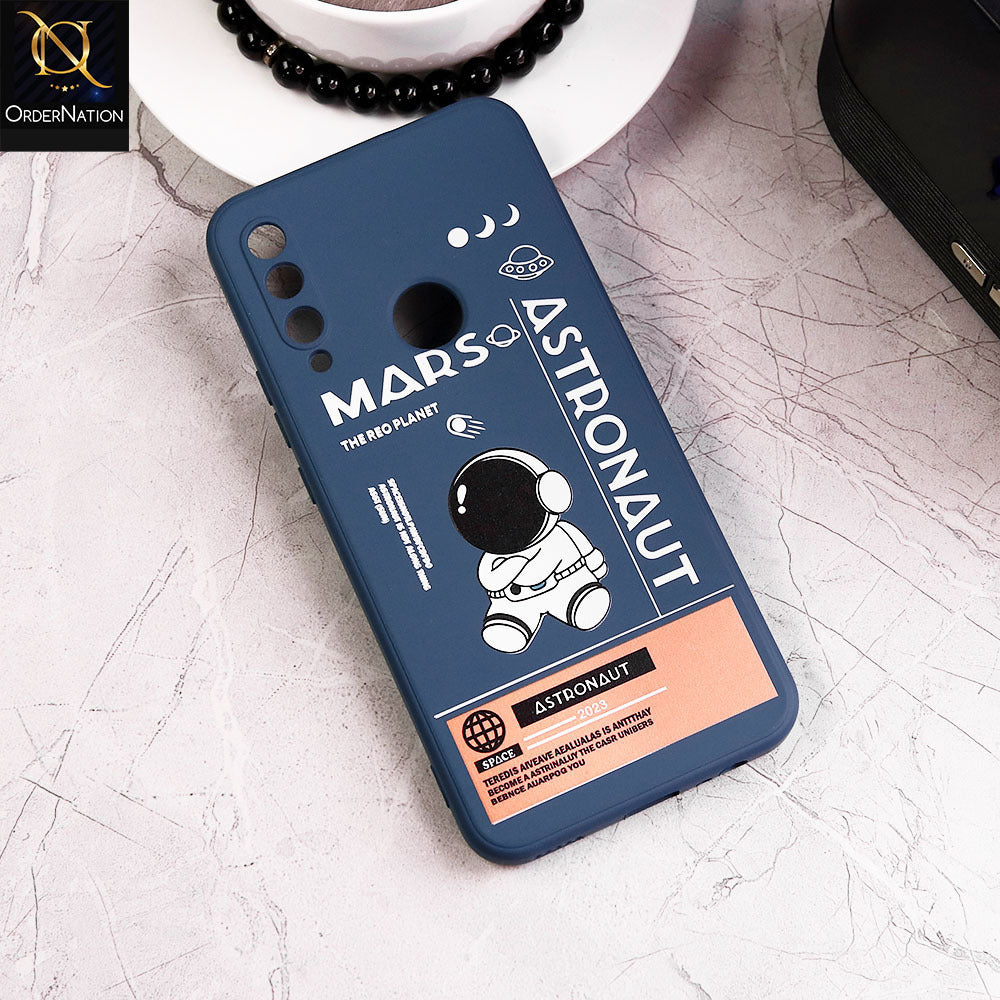 Huawei Y9 Prime 2019 Cover - Blue - HQ Liquid Silicone Elegant Colors Camera Protection Soft Case (Fast Delivery)