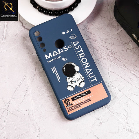 Huawei Y9 Prime 2019 Cover - Blue - HQ Liquid Silicone Elegant Colors Camera Protection Soft Case (Fast Delivery)