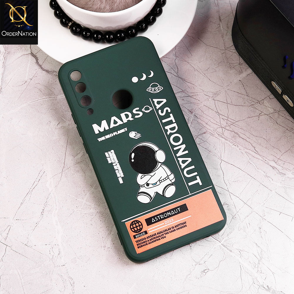 Huawei Y9 Prime 2019 Cover - Dark Green - HQ Liquid Silicone Elegant Colors Camera Protection Soft Case (Fast Delivery)