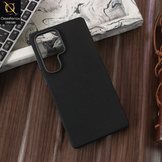 Samsung Galaxy S25 Ultra Cover - Black - New Luxury  Rimbmax Microdotted High Quality Textured Case