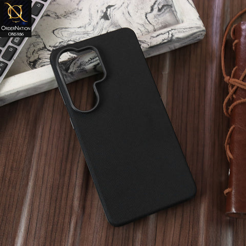 Samsung Galaxy S26 Ultra Cover - Black - New Luxury  Rimbmax Microdotted High Quality Textured Case