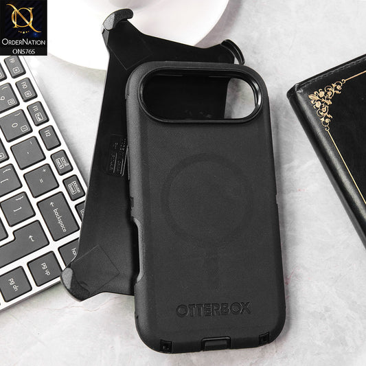 iPhone 17 Air Cover - Black - New Luxurious Heavy Duty Military Standard Antimicrobial Protection Wireless Charging Compatible Multi Layer Defense  With Kickstand  And Raised Edged Protection For Camera And Screen