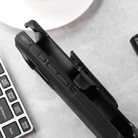 iPhone 17 Cover - Black - New Luxurious Heavy Duty Military Standard Antimicrobial Protection Wireless Charging Compatible Multi Layer Defense  With Kickstand  And Raised Edged Protection For Camera And Screen