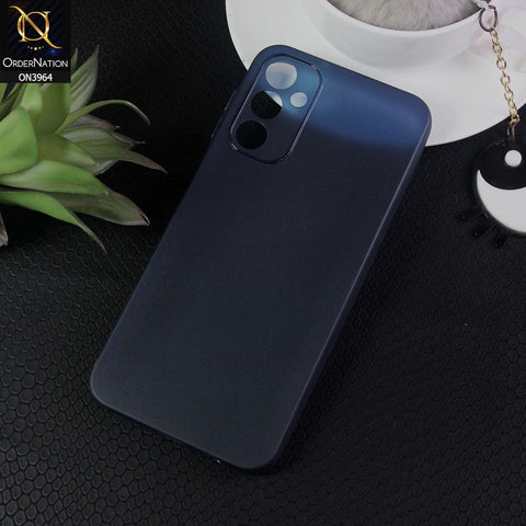 Samsung Galaxy A14 5G Cover - Blue - Soft Silicone Semi-transparent Camera Protection Case