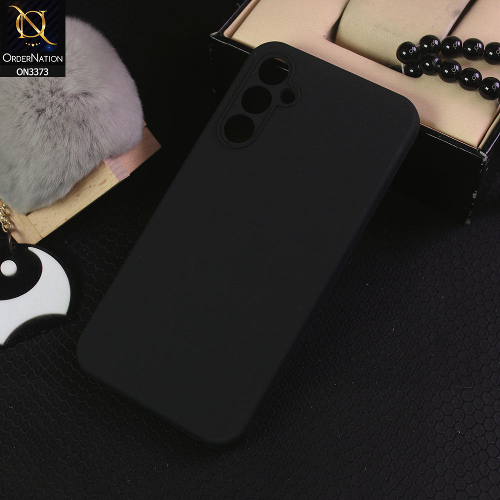 Samsung Galaxy A34 5G Cover - Black - Soft Shockproof Sillica Gel Camera Protection Case