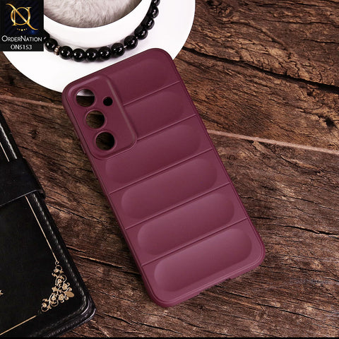 Samsung Galaxy A55 Cover - Maroon - Soft TPU, Drop-Proof, Shockproof, Protective Case