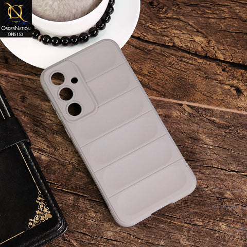 Samsung Galaxy A55 Cover - Titanium - Soft TPU, Drop-Proof, Shockproof, Protective Case