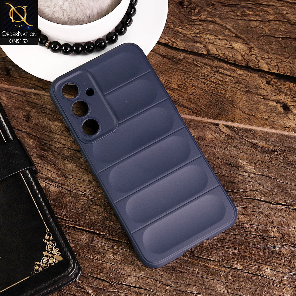 Samsung Galaxy A55 Cover - Blue - Soft TPU, Drop-Proof, Shockproof, Protective Case