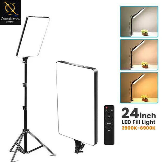 PLOKAMA Live P24 Professional LED Fill Light – Studio Lighting Panel for Photography, Videography, Streaming & Content Creation