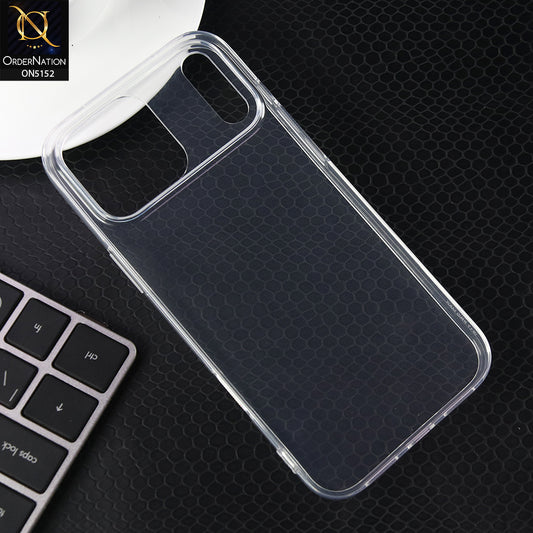 IPhone 17 Pro Max Cover - Transparent - Shockproof and Camera Protection Clear TPU Soft Case