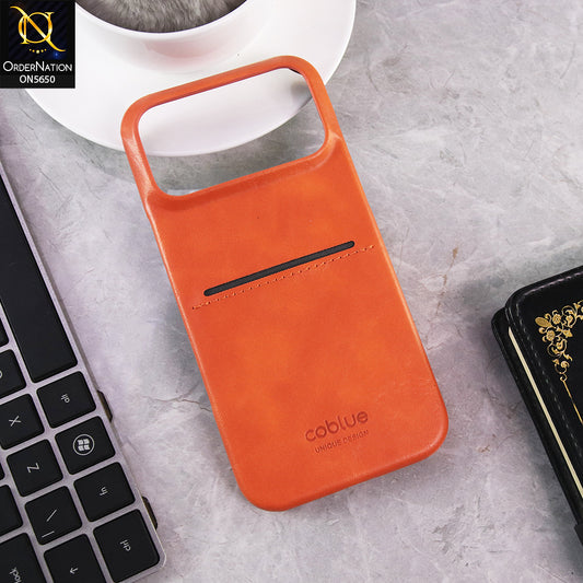 iPhone 17 Pro Max Premium Leather Case with Card Holder Sleek & Durable Back Cover by Coblué