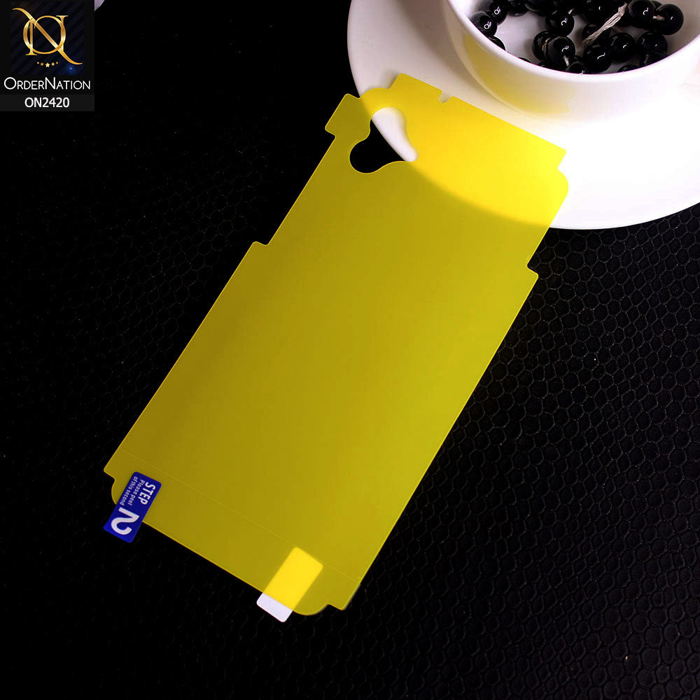 Samsung Galaxy M04 4G Protector Cover - Transparent Hydro Jell Skin Film Unbreakable Back Protector Sheet