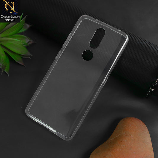 Nokia 2.4 Cover - Soft 4D Design Shockproof Silicone Transparent Clear Case
