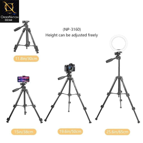 NEEPHO NP-3180 Professional DSLR Tripod Stand 7ft – Heavy Duty Aluminum Adjustable Camera Tripod with Quick Release Plate, Geared Center Column & Carry Bag for Photography & Videography