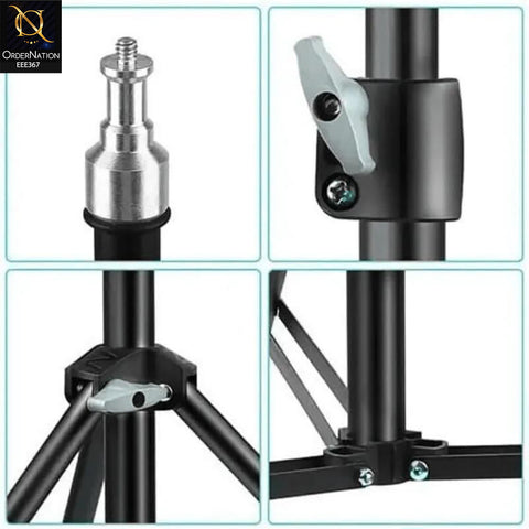 PLOKAMA PK8899 Tripod Stand – Adjustable Height Lightweight Camera & Mobile Tripod, Stable Stand for DSLR, Smartphone Photography, Video Recording & Vlogging