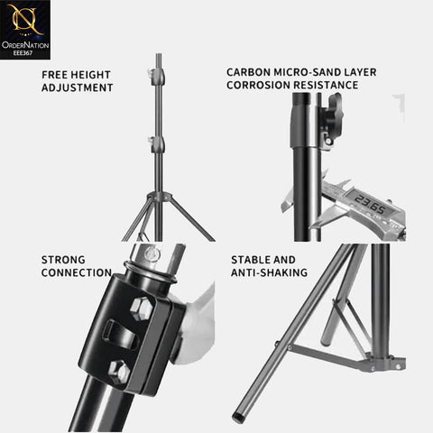 PLOKAMA PK8899 Tripod Stand – Adjustable Height Lightweight Camera & Mobile Tripod, Stable Stand for DSLR, Smartphone Photography, Video Recording & Vlogging