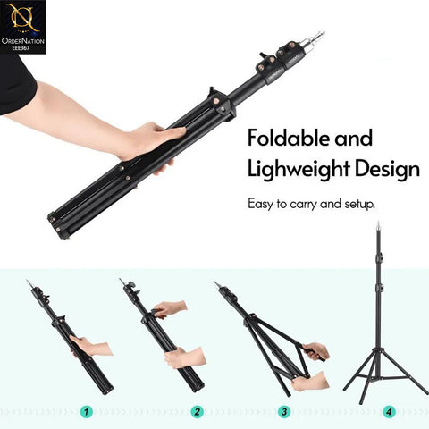 PLOKAMA PK8899 Tripod Stand – Adjustable Height Lightweight Camera & Mobile Tripod, Stable Stand for DSLR, Smartphone Photography, Video Recording & Vlogging