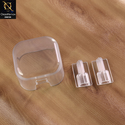 Charger Protector Cover - Transparent - Cable Management Clips & Wire Organizer Set – Clear Desk & Wall Cable Holders