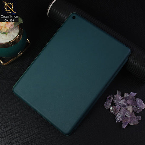 iPad Air 2 Cover - Green - PU Leather Smart Book Foldable Case