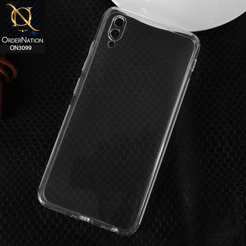 Vivo Y90 Cover - Transparent -  Soft 4D Design Shockproof Silicone Transparent Clear Camera Protection Case