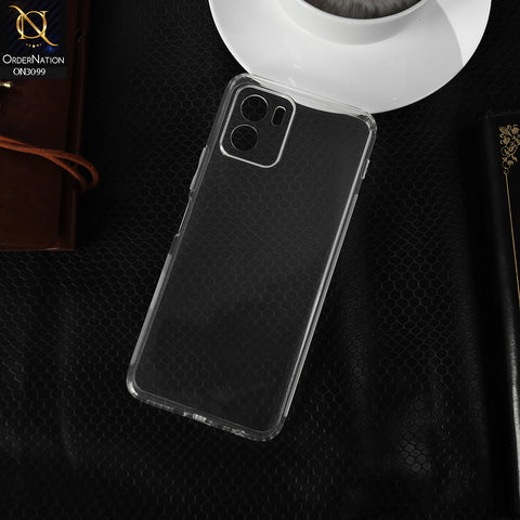 Vivo Y15s Cover - Soft 4D Design Shockproof Silicone Transparent Clear Camera Protection Case