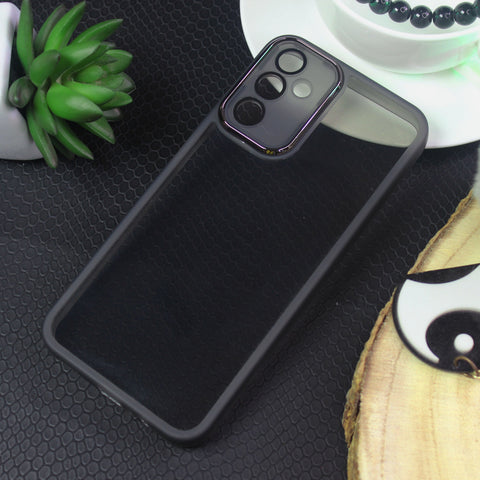 Samsung Galaxy A14 Cover - Black - Soft Silicone Transparent Case with Camera Lense Protection