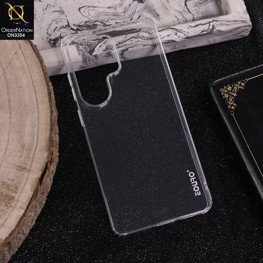 Samsung Galaxy S26 Ultra Cover - Transparent - EOURO Shock Resistant Soft Silicone Camera Protection Case