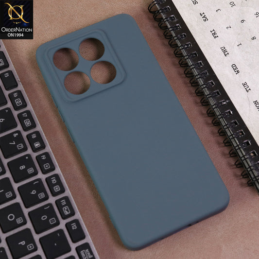 Xiaomi 14T Cover  - Grey -  Matte Shockproof Sillica Gel Soft Case