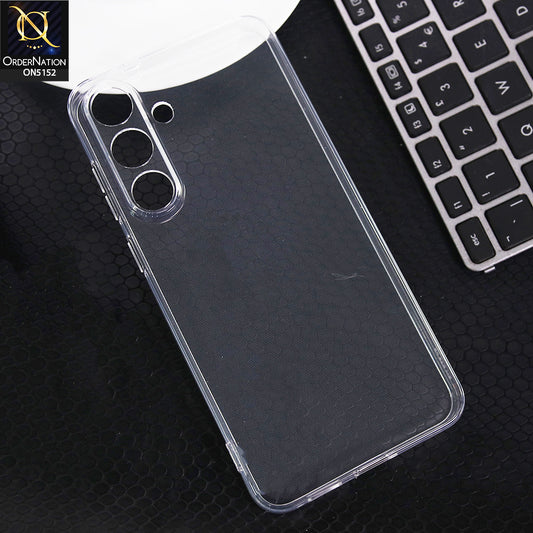 Samsung Galaxy S25 FE Covers - Transparent - Shockproof and Camera Protection Clear TPU Soft Case