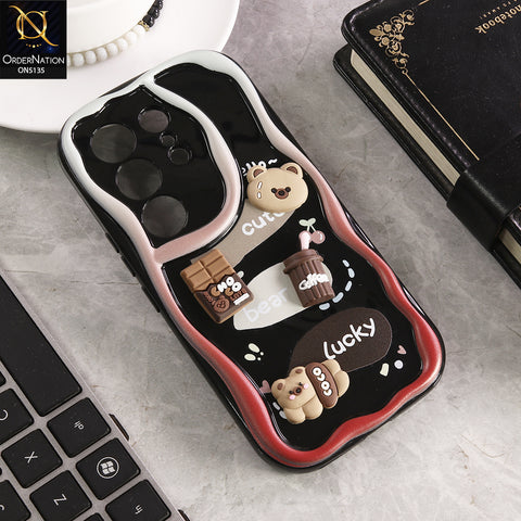 Tecno Camon 50 Ultra Cover - Design 1 - Cute 3D Cartoon Soft Silicon Helix Soft Borders Camera Protection Case