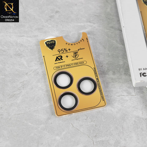 iPhone 17 Pro Camera Protector -Orange- YoYo New Eagle Eye Lens Protector 3D Multi Film