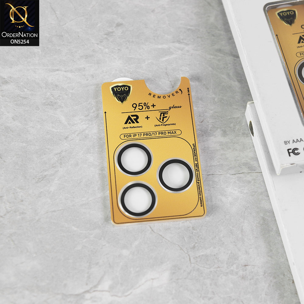 iPhone 17 Pro Camera Protector -Titanium White- YoYo New Eagle Eye Lens Protector 3D Multi Film